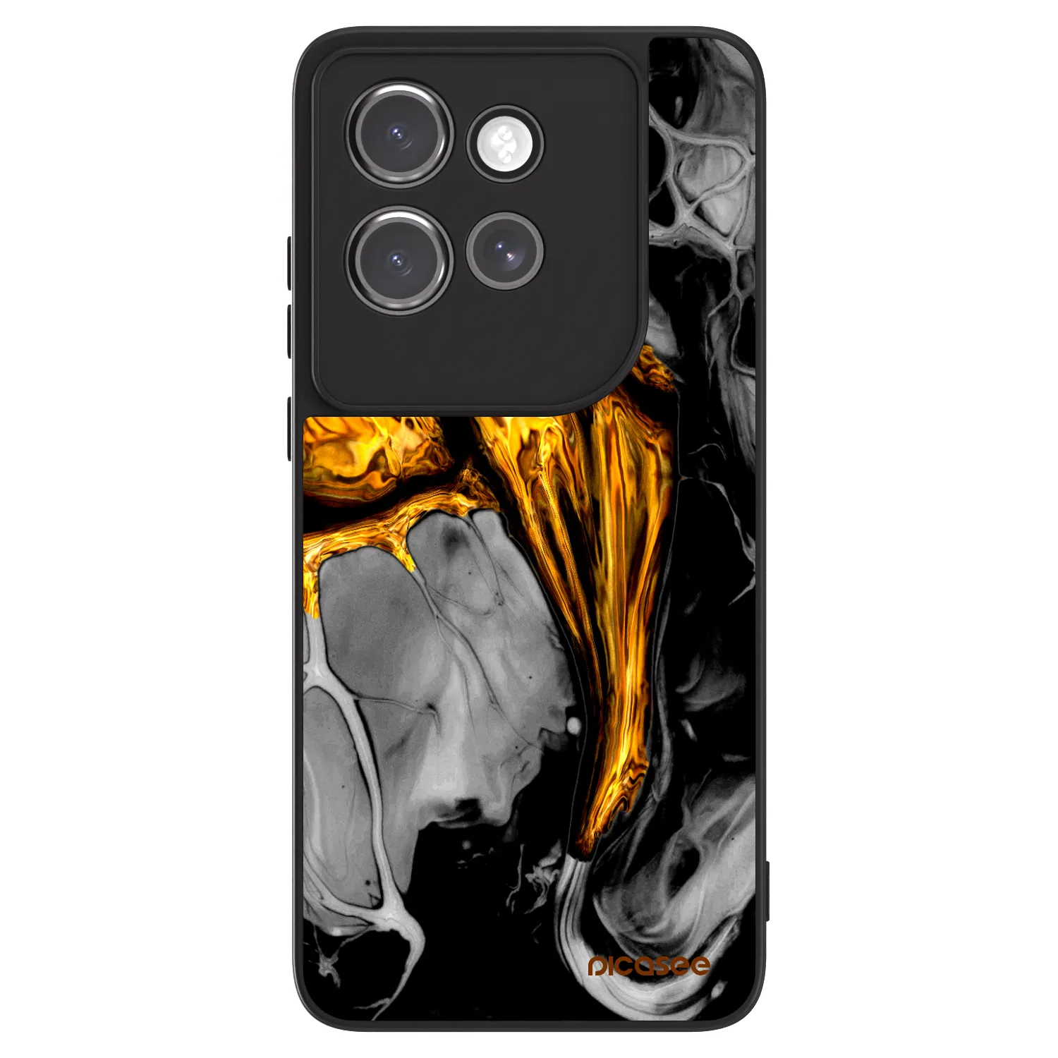 Picasee ULTIMATE CASE Motorola Edge 50 Neo - készülékre - Black Gold