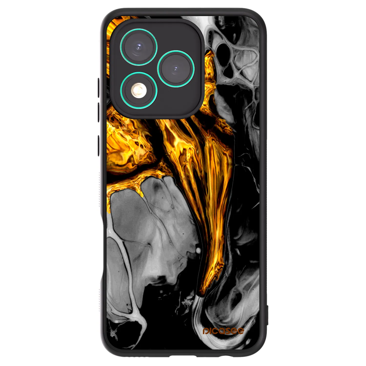 Picasee ULTIMATE CASE Honor 400 Lite 5G - készülékre - Black Gold