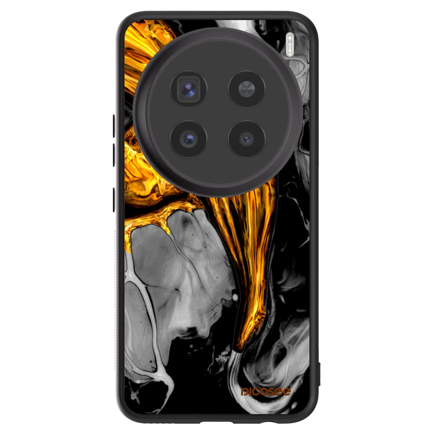 Picasee ULTIMATE CASE Vivo X200 Pro - készülékre - Black Gold