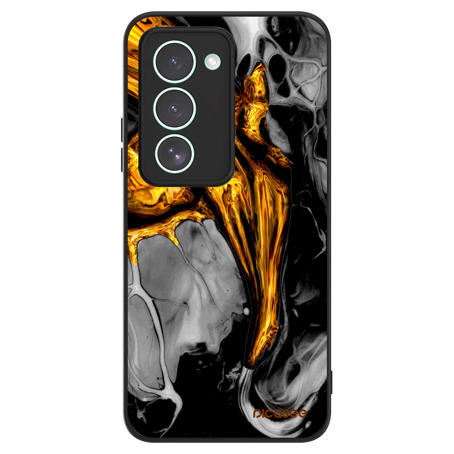 Picasee ULTIMATE CASE Xiaomi Redmi 15 5G - készülékre - Black Gold