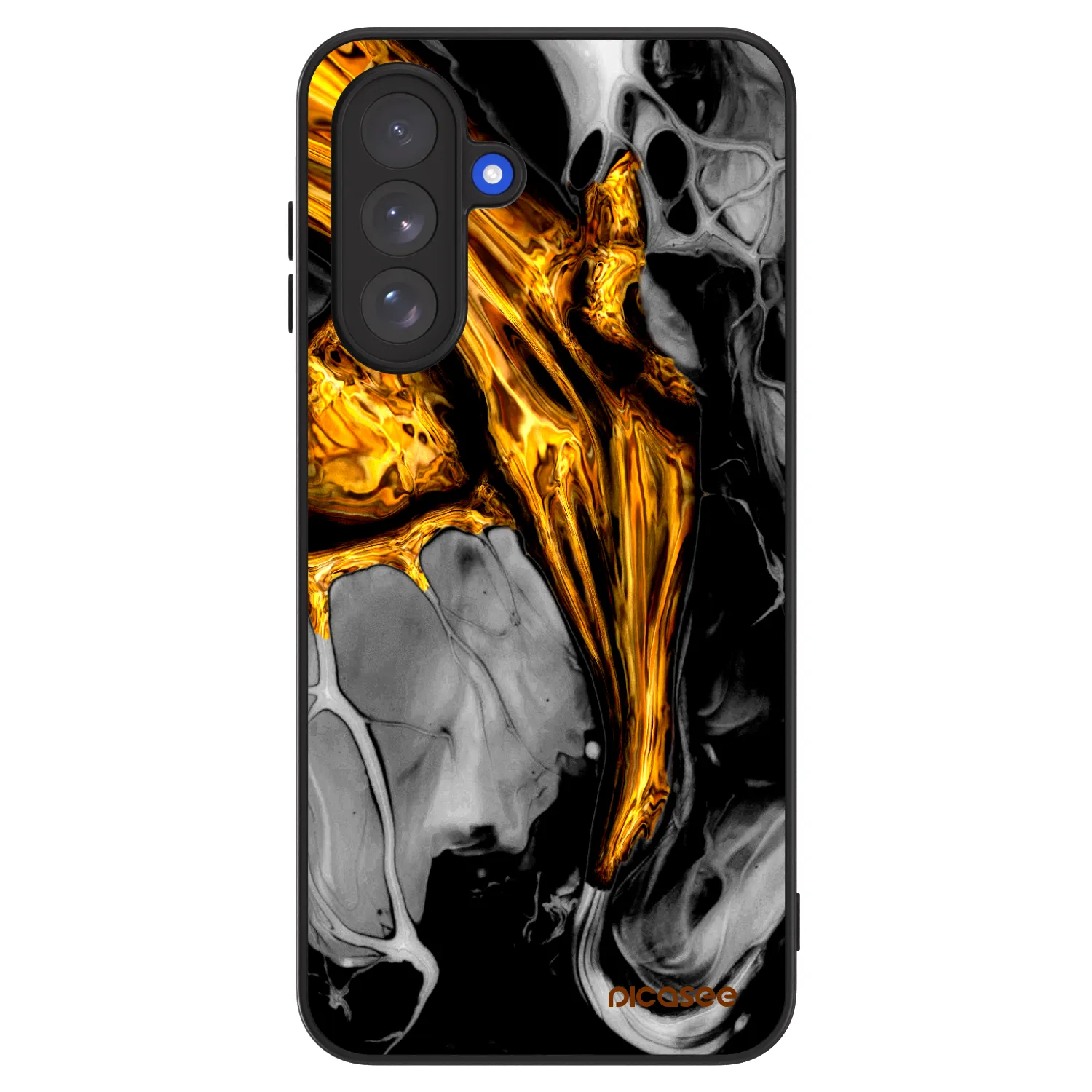 Picasee ULTIMATE CASE Samsung Galaxy A17 5G - készülékre - Black Gold