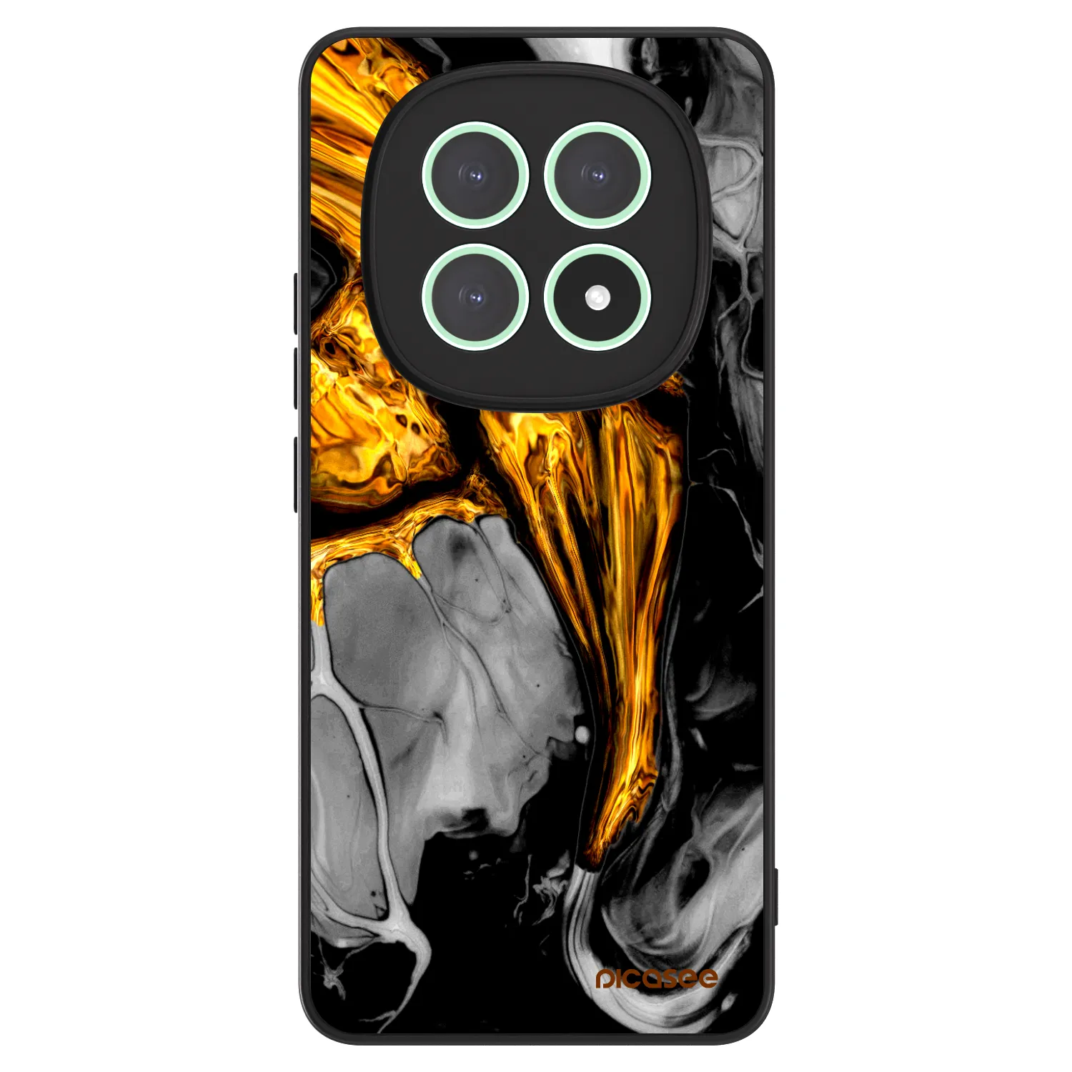 Picasee ULTIMATE CASE Xiaomi Redmi Note 15 - készülékre - Black Gold