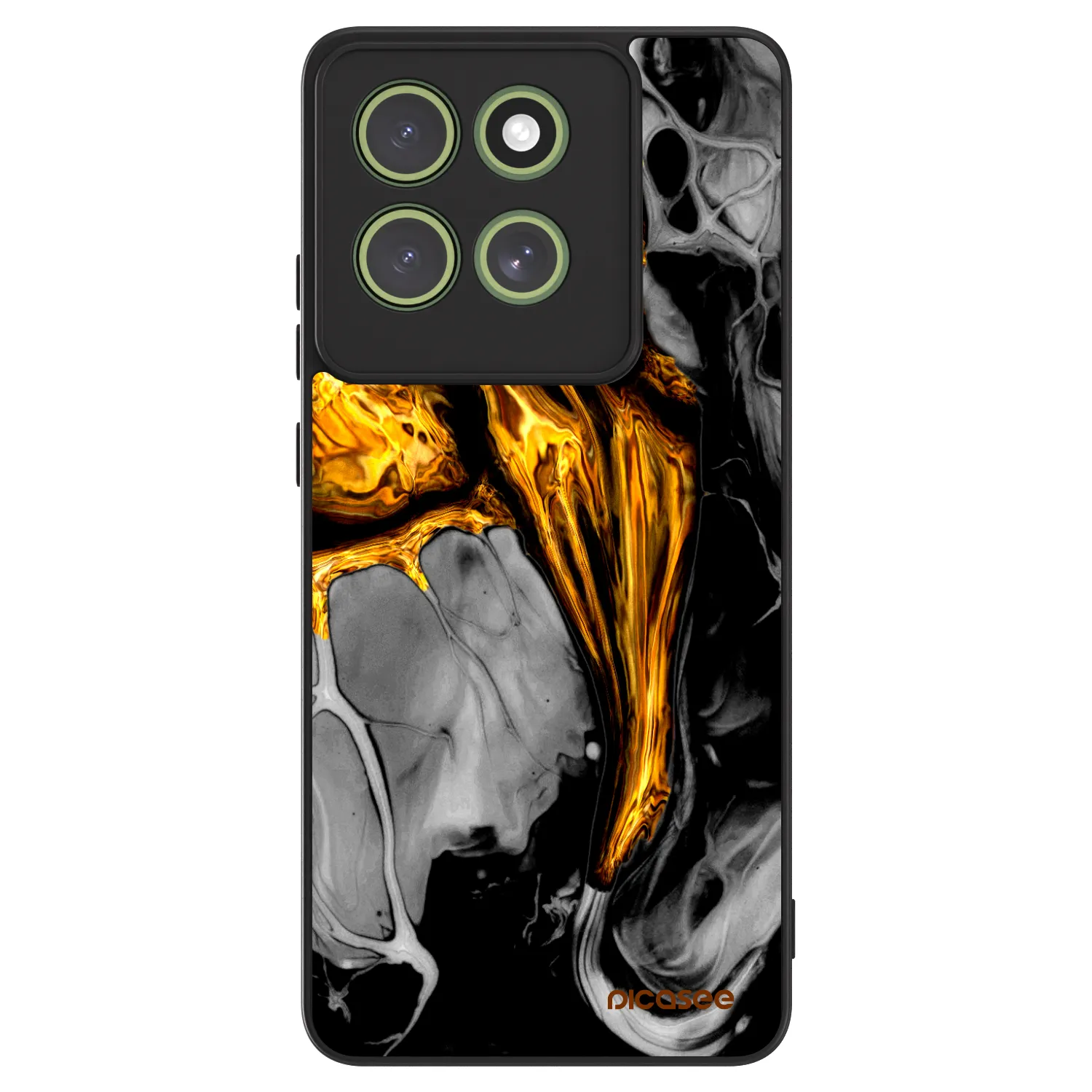 Picasee ULTIMATE CASE Motorola Moto G86 Power 5G - készülékre - Black Gold