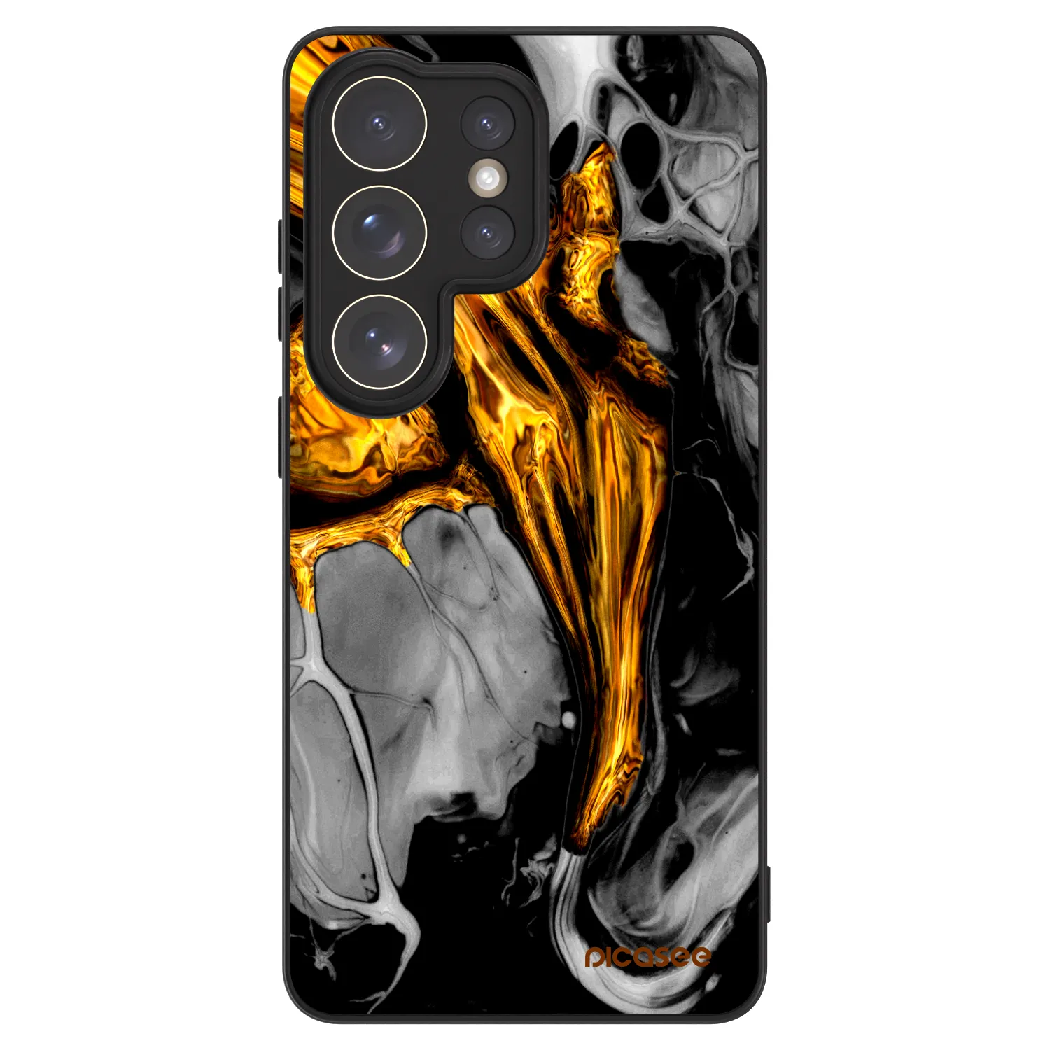 Picasee ULTIMATE CASE Samsung Galaxy S26 Ultra - készülékre - Black Gold