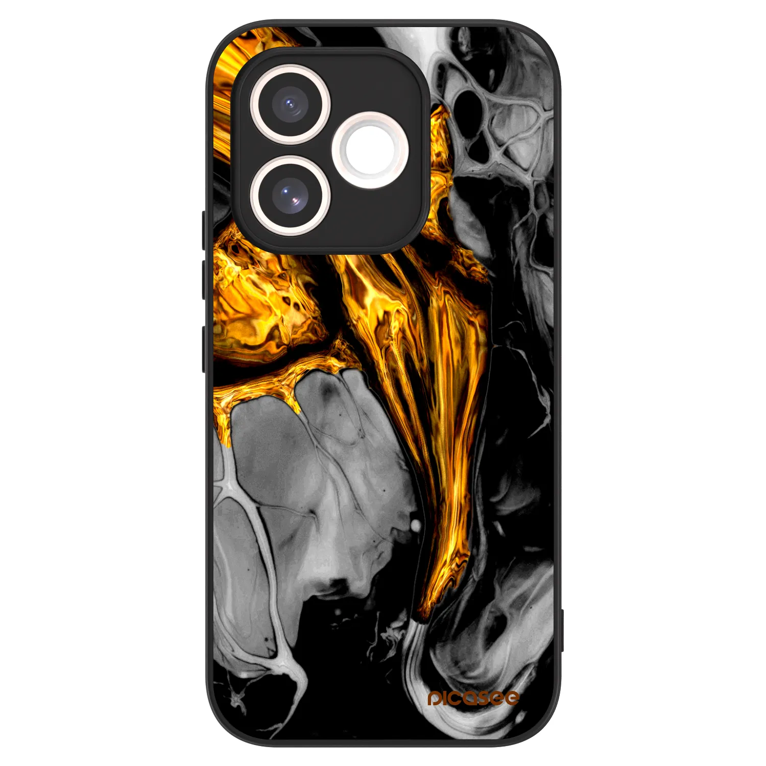 Picasee ULTIMATE CASE Honor 600 Lite - készülékre - Black Gold