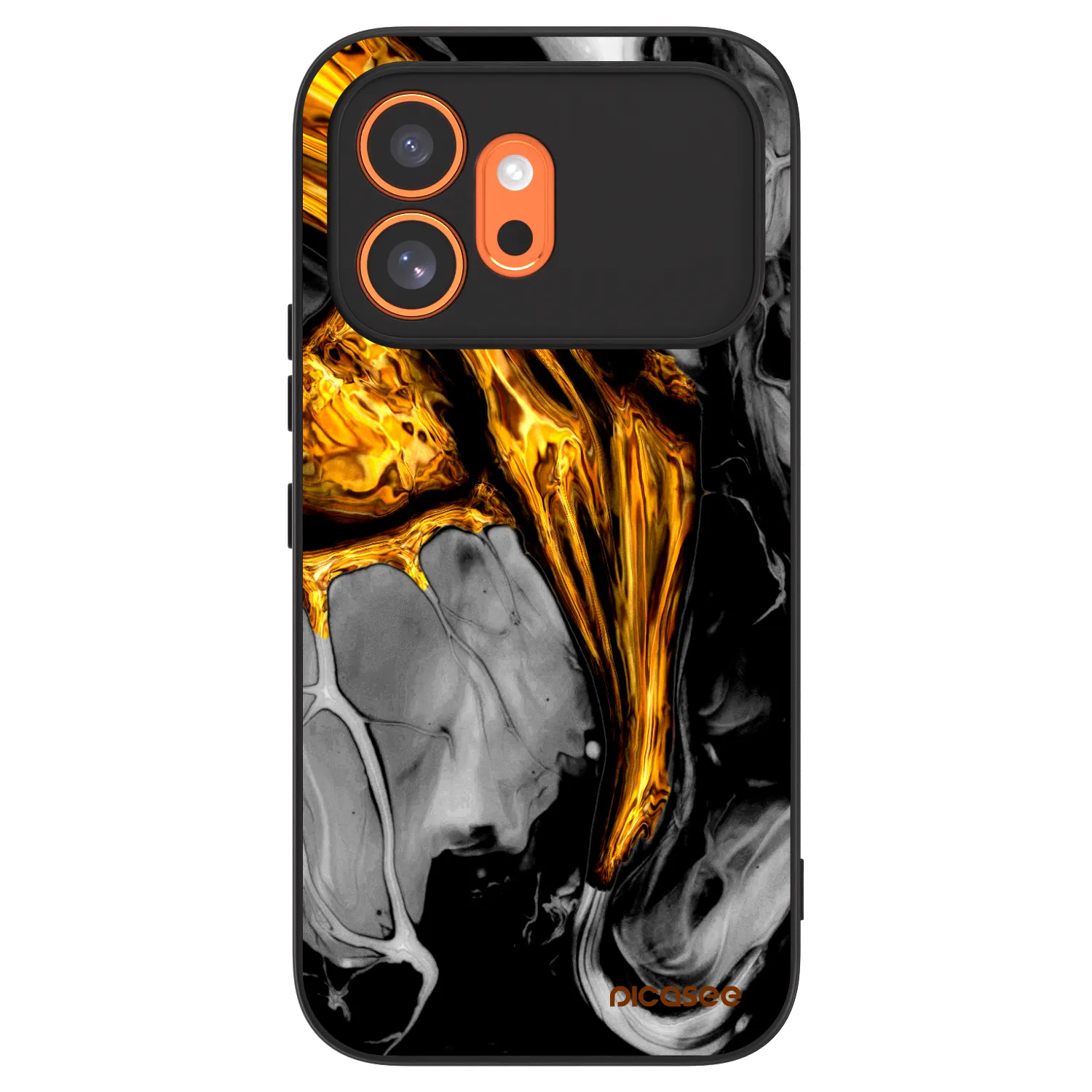Picasee ULTIMATE CASE Honor 600 - készülékre - Black Gold