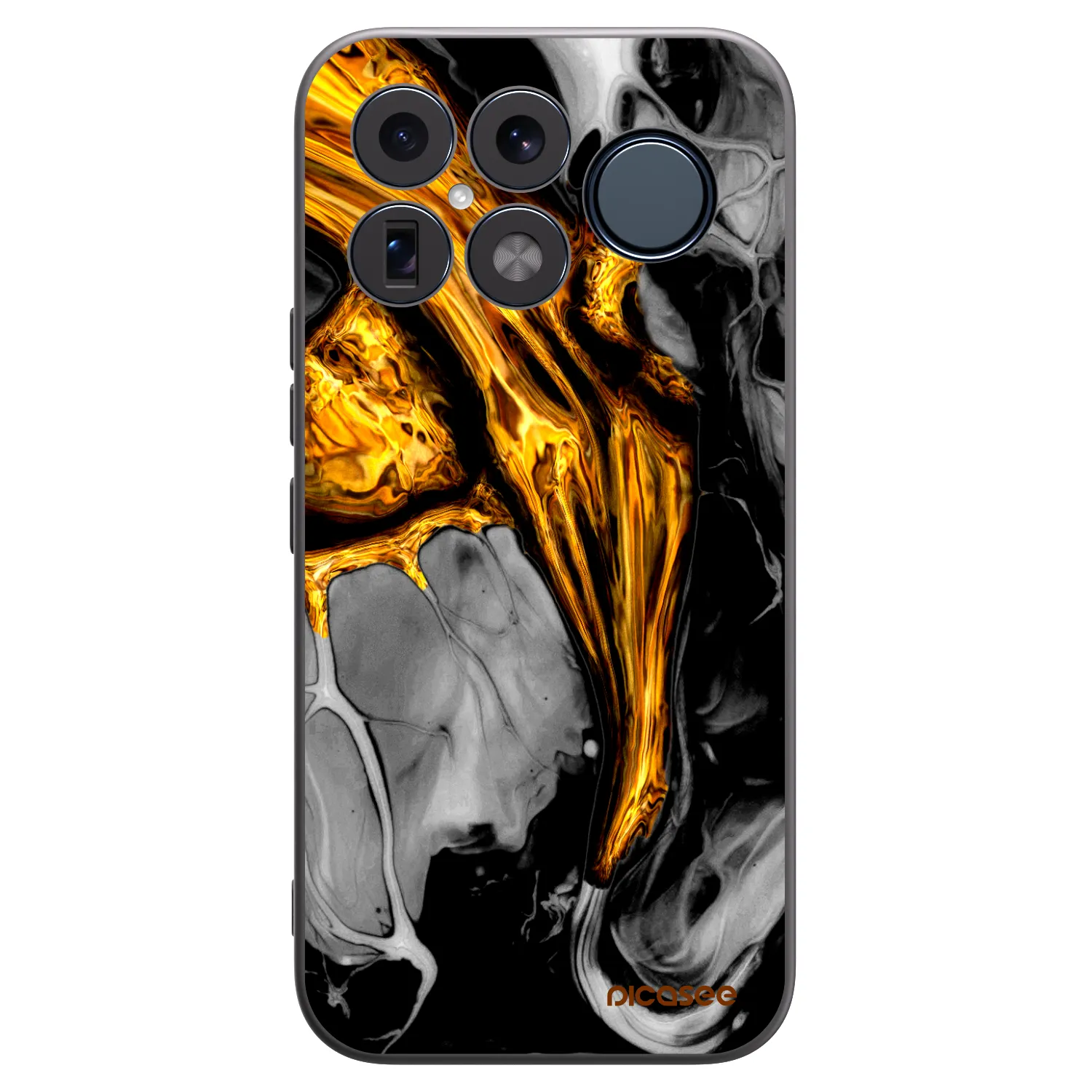 Picasee fekete szilikon tok az alábbi mobiltelefonokra Xiaomi Poco F8 Ultra - Black Gold