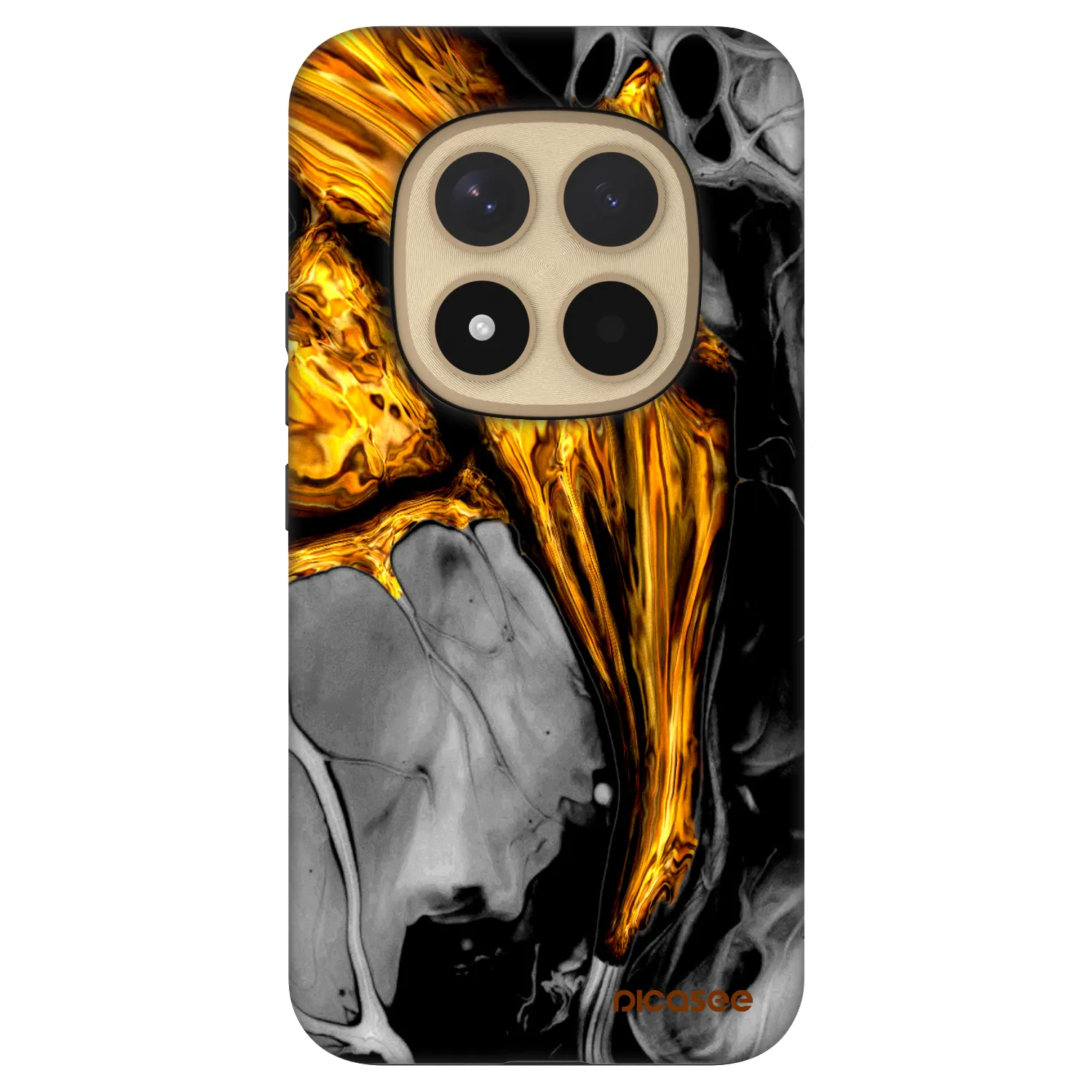 Picasee Fashion Case Xiaomi Redmi Note 15 Pro+ - Black Gold