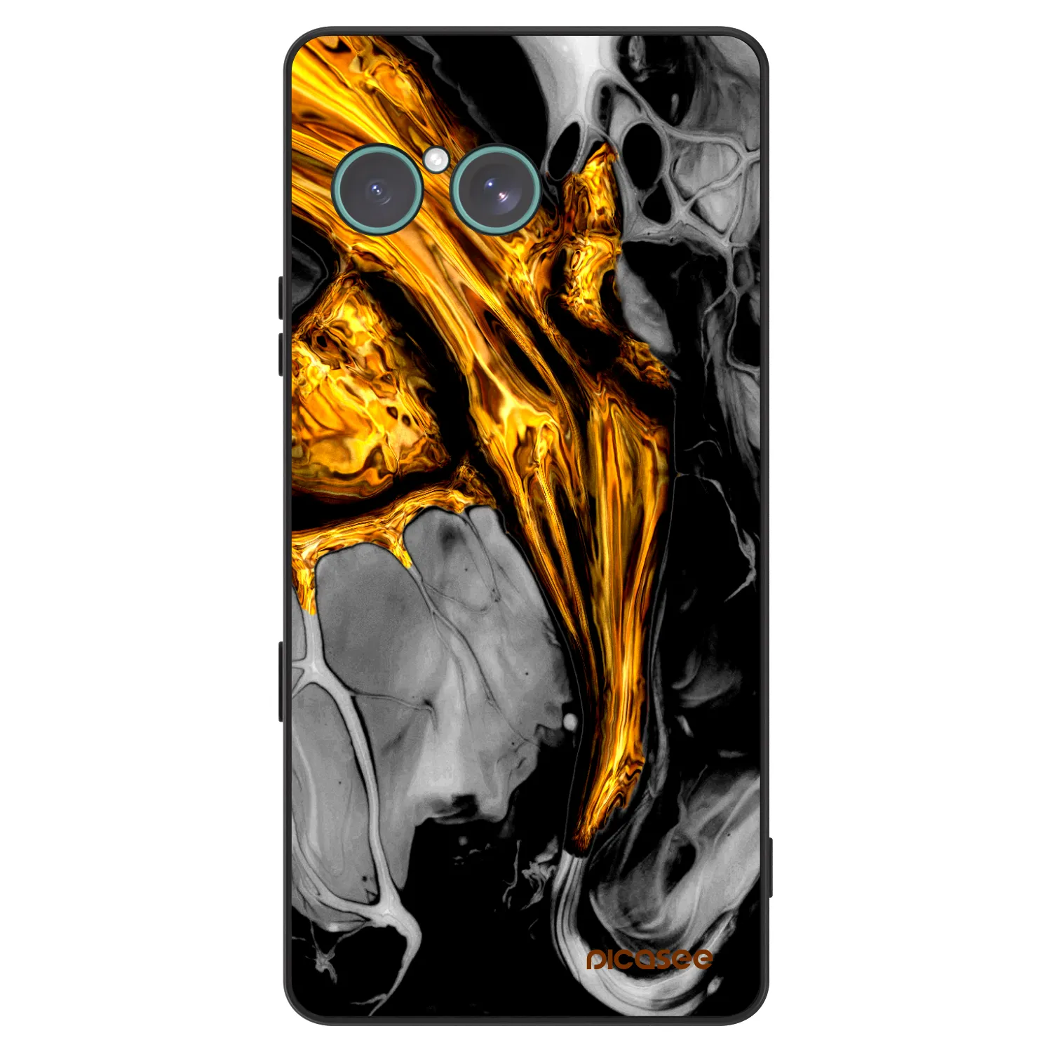 Picasee ULTIMATE CASE Sony Xperia 10 VII - készülékre - Black Gold