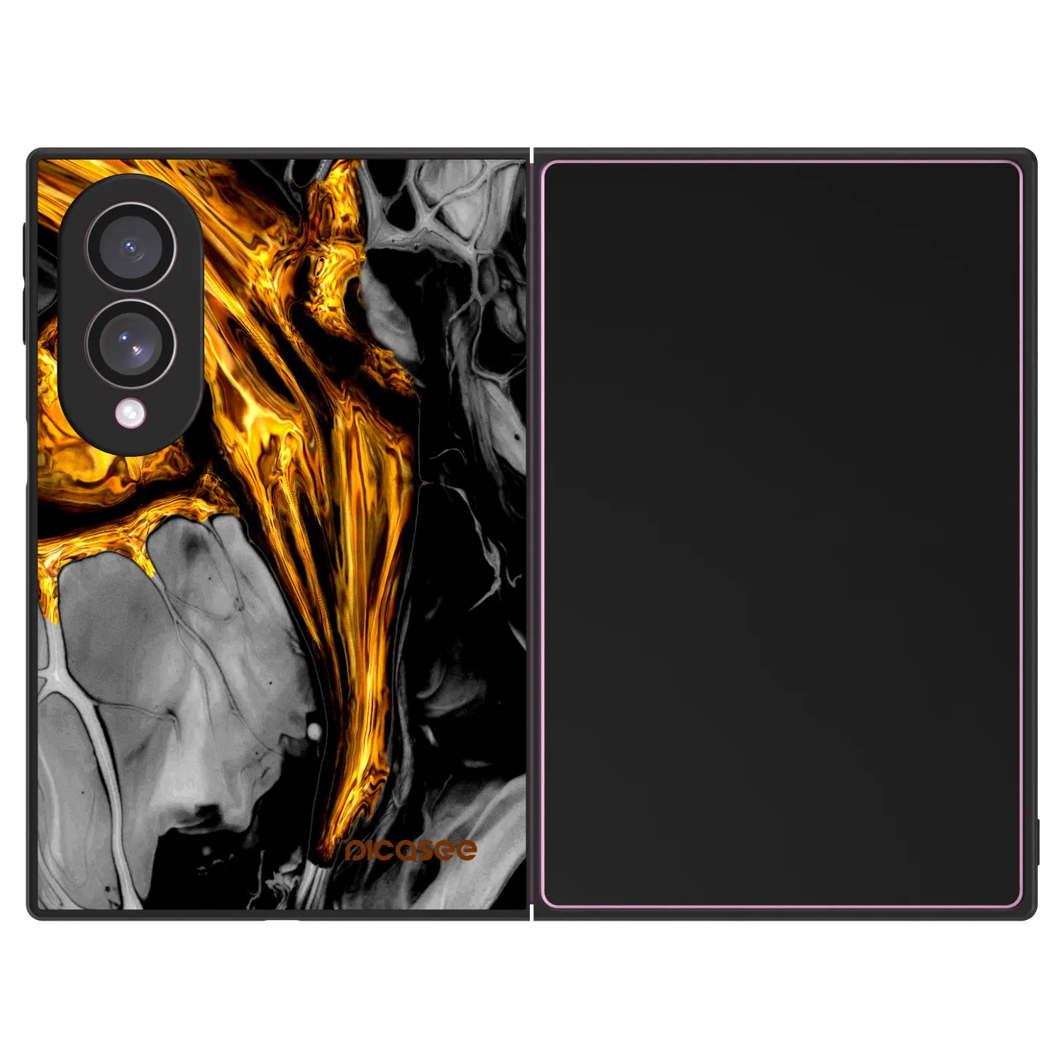 Picasee ULTIMATE CASE Samsung Galaxy Z Fold8 5G - készülékre - Black Gold