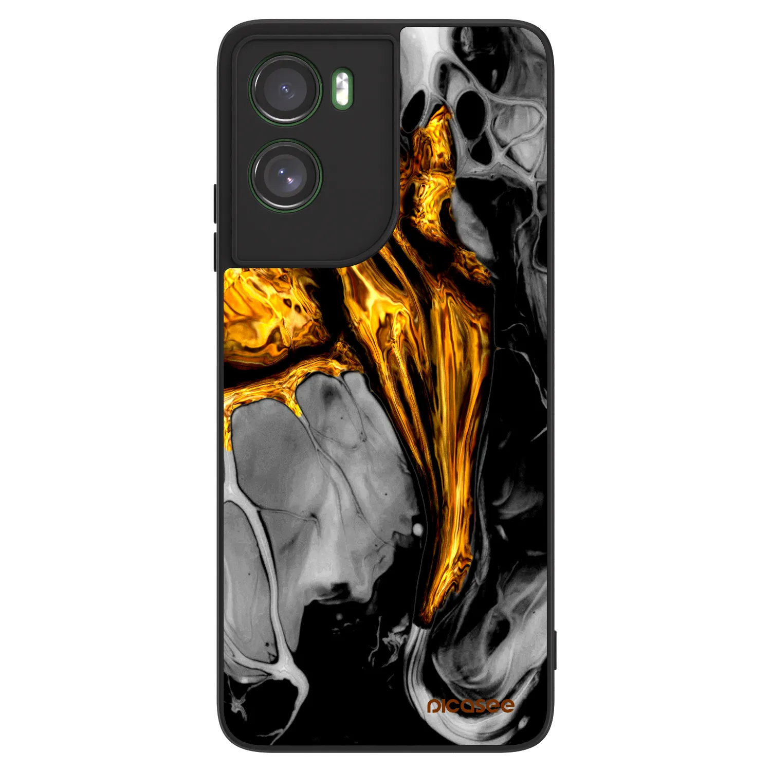 Picasee ULTIMATE CASE Motorola Moto G06 - készülékre - Black Gold