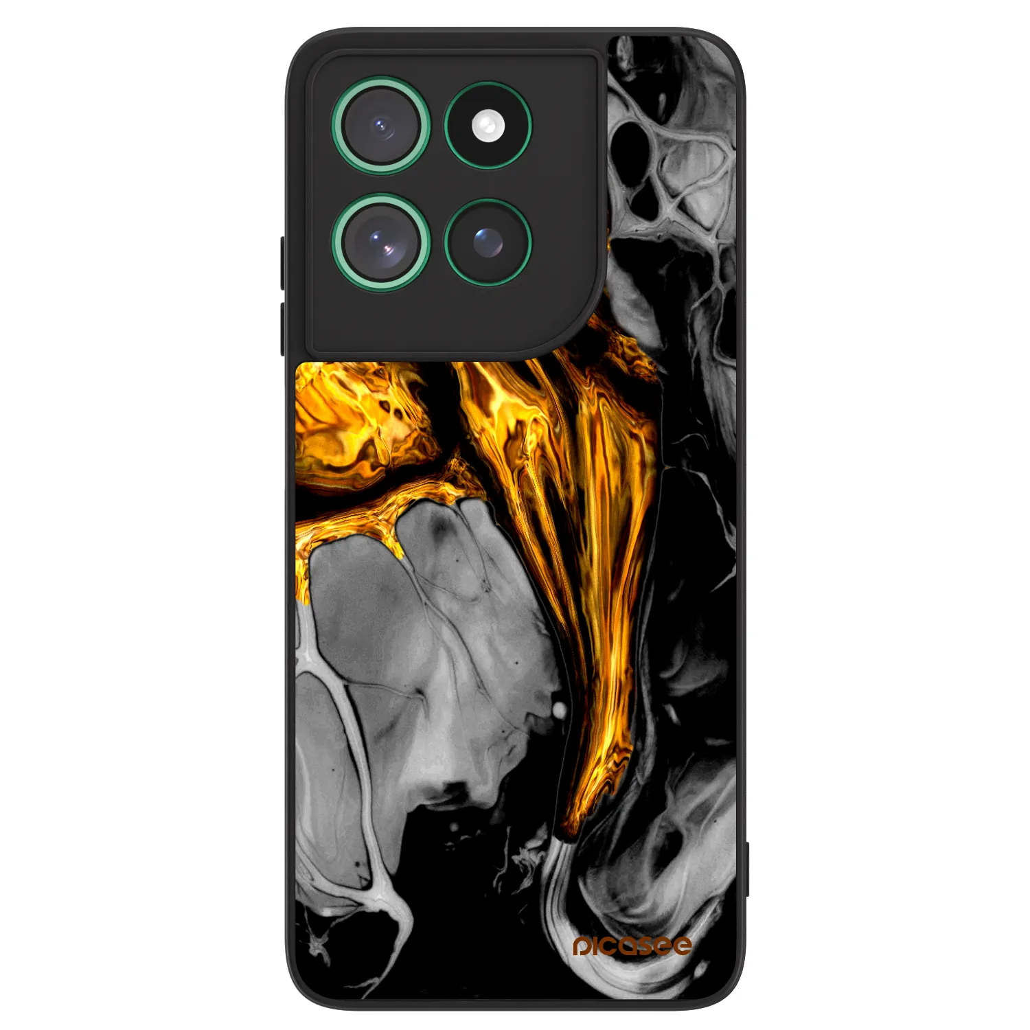 Picasee ULTIMATE CASE Motorola Moto G57 Power - készülékre - Black Gold