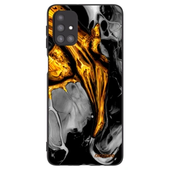 Tok az alábbi mobiltelefonokra Samsung Galaxy M31s - Black Gold