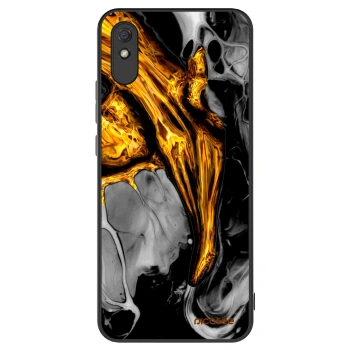 Szilikon tok erre a típusra Xiaomi Redmi 9A - Black Gold