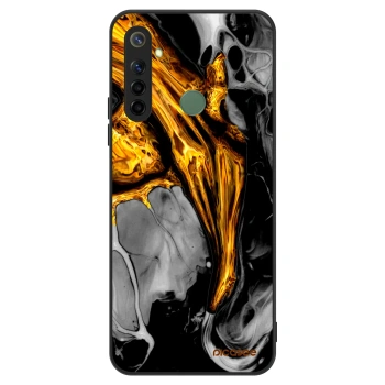 Szilikon tok erre a típusra Realme 6i - Black Gold