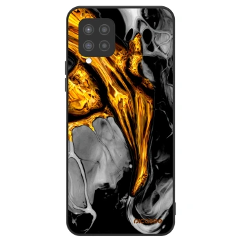 Szilikon tok erre a típusra Samsung Galaxy A42 A426B - Black Gold