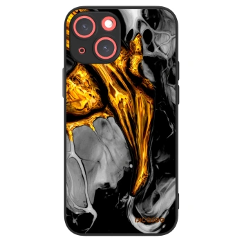 Picasee ULTIMATE CASE Apple iPhone 13 mini - készülékre - Black Gold