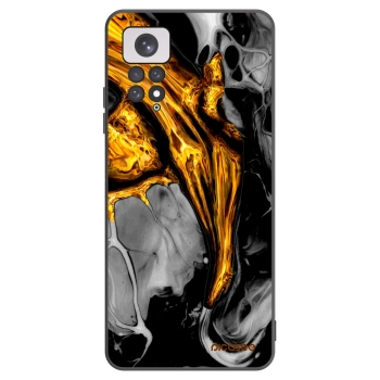 Picasee fekete szilikon tok az alábbi mobiltelefonokra Xiaomi Redmi Note 11 - Black Gold