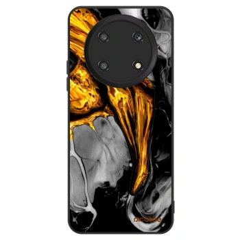 Szilikon tok erre a típusra Honor Magic4 Lite 5G - Black Gold