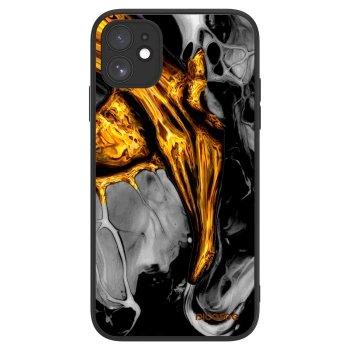 Picasee ULTIMATE CASE MagSafe Apple iPhone 11 - készülékre - Black Gold