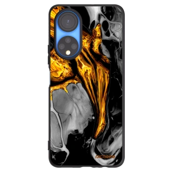 Picasee fekete szilikon tok az alábbi mobiltelefonokra Honor X7 - Black Gold