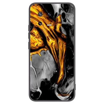 Picasee fekete szilikon tok az alábbi mobiltelefonokra Xiaomi 13 Pro - Black Gold