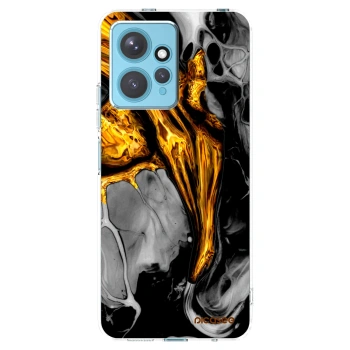 Picasee átlátszó szilikon tok az alábbi mobiltelefonokra Xiaomi Redmi Note 12 4G - Black Gold