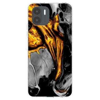 Picasee átlátszó szilikon tok az alábbi mobiltelefonokra Xiaomi Redmi A2 - Black Gold
