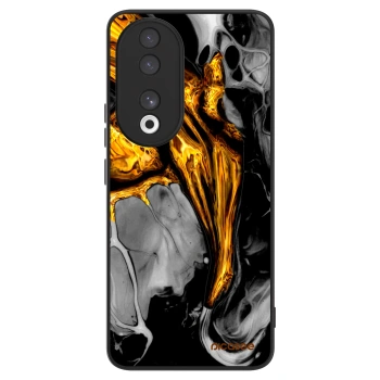 Szilikon tok erre a típusra Honor 90 5G - Black Gold