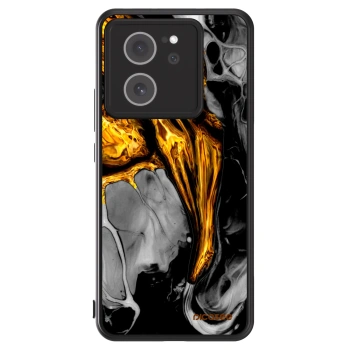 Picasee ULTIMATE CASE Xiaomi 13T - készülékre - Black Gold