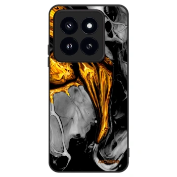 Szilikon tok erre a típusra Xiaomi 14 Pro - Black Gold