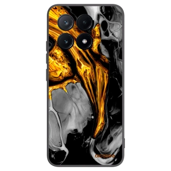 Picasee fekete szilikon tok az alábbi mobiltelefonokra Xiaomi Poco X6 Pro - Black Gold