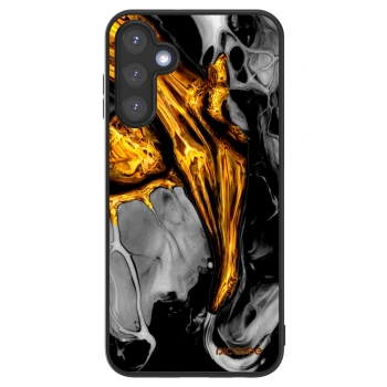 Picasee ULTIMATE CASE Samsung Galaxy A15 A156B 5G - készülékre - Black Gold