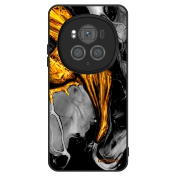 Szilikon tok erre a típusra Honor Magic6 Pro - Black Gold