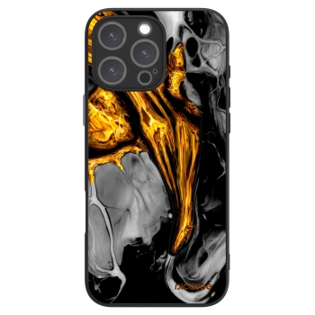 Picasee ULTIMATE CASE MagSafe Apple iPhone 16 Pro Max - készülékre - Black Gold