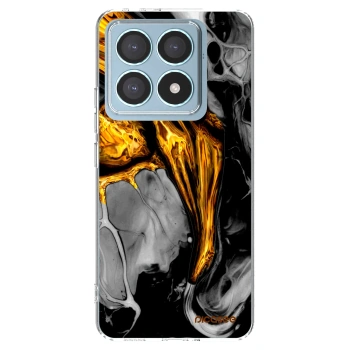 Picasee átlátszó szilikon tok az alábbi mobiltelefonokra Xiaomi 14T Pro - Black Gold