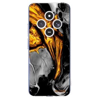 Picasee átlátszó szilikon tok az alábbi mobiltelefonokra Xiaomi Redmi 14C - Black Gold