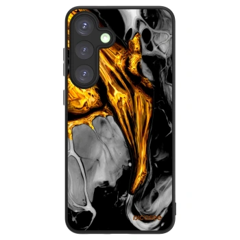 Picasee ULTIMATE CASE Samsung Galaxy S25+ 5G - készülékre - Black Gold