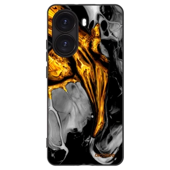 Picasee fekete szilikon tok az alábbi mobiltelefonokra Xiaomi Poco X7 Pro 5G - Black Gold