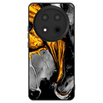 Szilikon tok erre a típusra Honor Magic7 Lite 5G - Black Gold