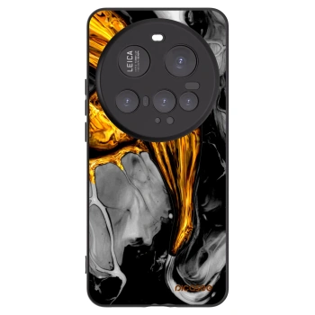 Picasee fekete szilikon tok az alábbi mobiltelefonokra Xiaomi 15 Ultra - Black Gold