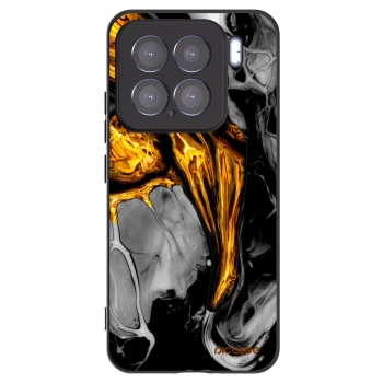 Picasee fekete szilikon tok az alábbi mobiltelefonokra Xiaomi 15 - Black Gold