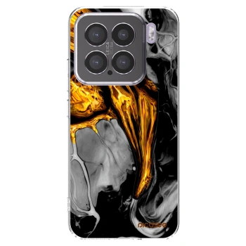 Picasee átlátszó szilikon tok az alábbi mobiltelefonokra Xiaomi 15 - Black Gold