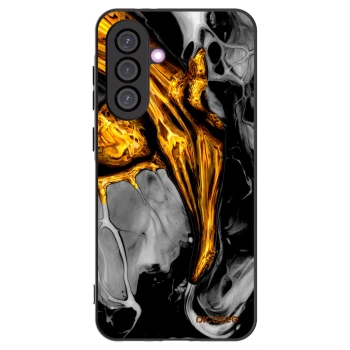 Picasee fekete szilikon tok az alábbi mobiltelefonokra Samsung Galaxy A36 5G - Black Gold