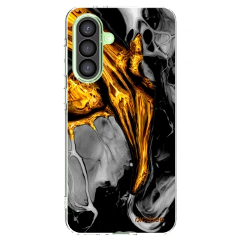 Picasee átlátszó szilikon tok az alábbi mobiltelefonokra Samsung Galaxy A26 5G A266B - Black Gold