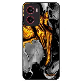 Szilikon tok erre a típusra Motorola Moto G05 - Black Gold