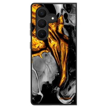 Szilikon tok erre a típusra Samsung Galaxy Z Fold7 5G - Black Gold