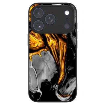 Picasee ULTIMATE CASE MagSafe Apple iPhone 17 Pro - készülékre - Black Gold