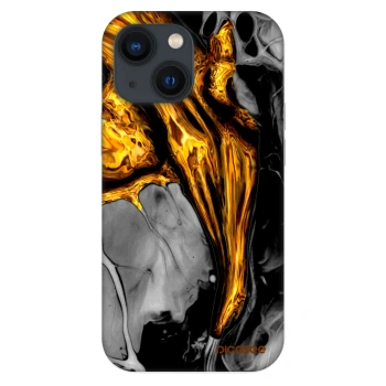 Szilikon tok erre a típusra Apple iPhone 13 mini - Black Gold