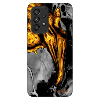 Szilikon tok erre a típusra Samsung Galaxy A53 5G A536 - Black Gold